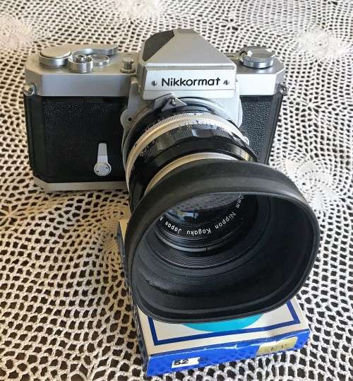 Nikkormat SLR Camera with Nikkor 50mm Lens and all Accesories