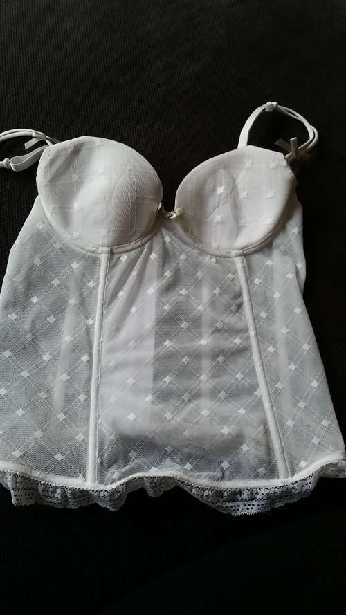 White lace corset - S