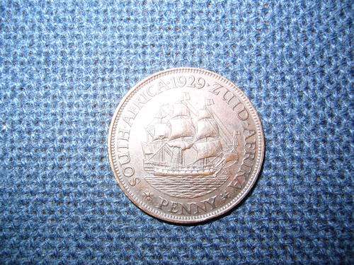 !!! 1929 ZUID AFRIKA PENNY !!! wow CRAZY R1 START wow