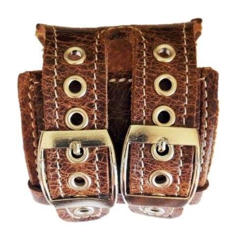 ARMO Watch by ROK - Black Dial , Brown Leather , Brown Edging