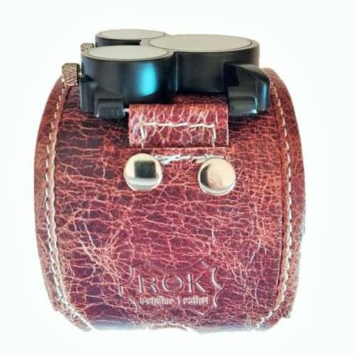 ARMO Watch by ROK - Black Dial , Brown Leather , Brown Edging