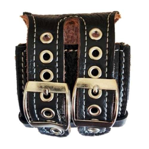 ARMO Watch by ROK - Black Dial ,  Black  Leather , Black Edging