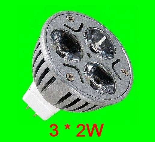 MR16 LED Bulbs/Lights/Downlighters 6W 12v Warm White Dimmable