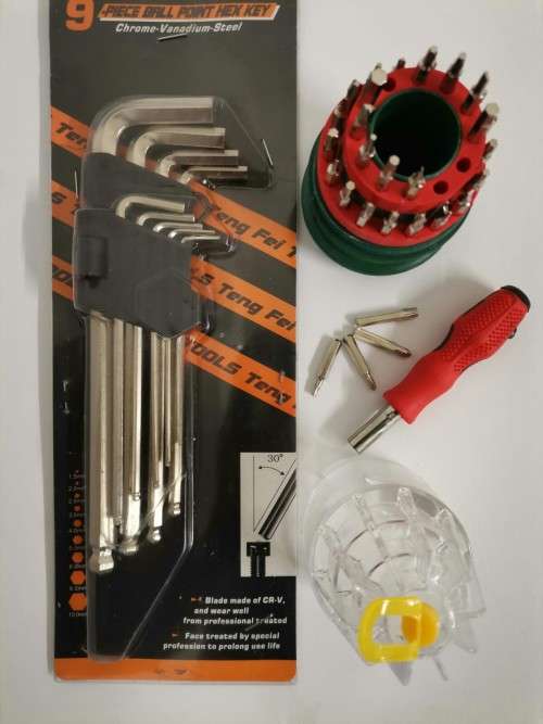 9PC CHROME VANADIUM-STEEL BALL POINT HEX KEYS (ALLEN KEYS)