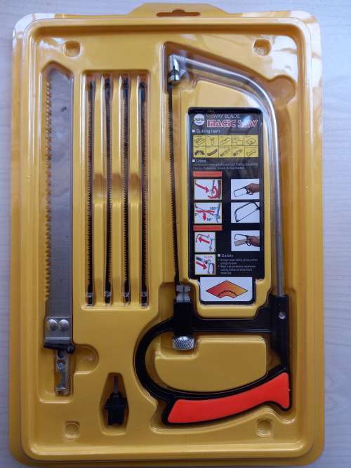 ***HACK SAW*** AWESOME AND UNIQE 3 WAY BLADE.