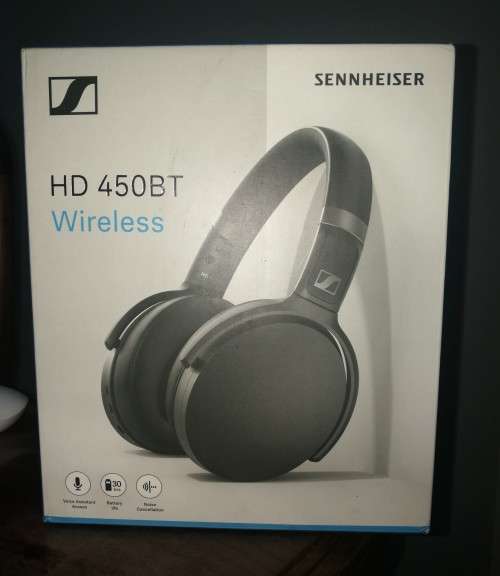 Sennheiser HD 450BT Wireless Over-Ear Headphones (Black)