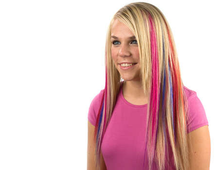 **  HOT PINK STREAKS **CLIP ON** UP TO 8 OF THEM!!!!!!!!!!!!