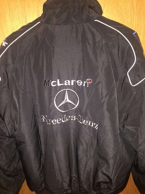 Mens Mercedes Mclaren formula 1 racing jacket - medium