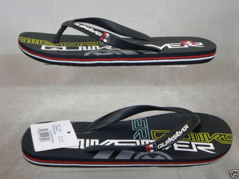 QuickSilver Molokai Mens Flip Flops -Size 8 - Brand new