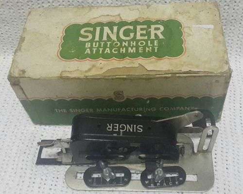 Singer buttonhole attachement