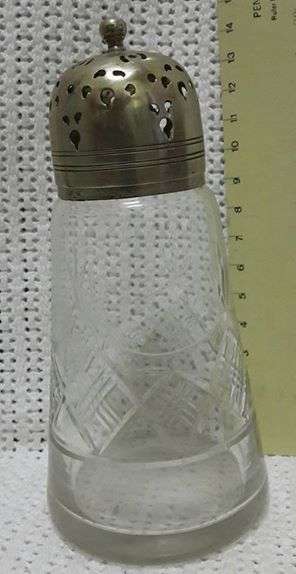 Beautiful cut glass Sugar shaker