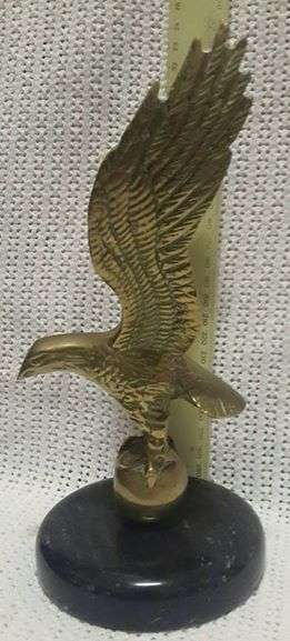Brass eagle on marble stand! So well done!