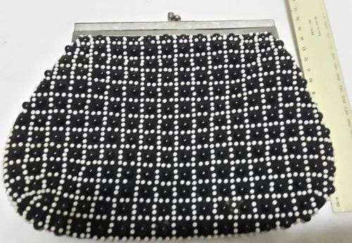 Vintage bag! A Beaut! Mother of pearl on handle