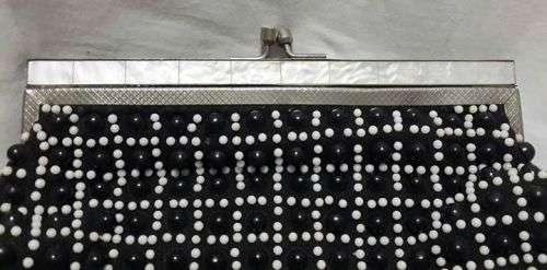 Vintage bag! A Beaut! Mother of pearl on handle
