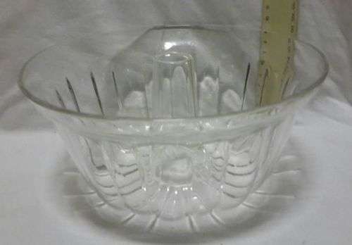 Beautiful big round glass jelly mold