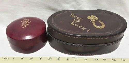 Beautiful handmade leather boxes