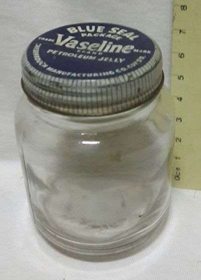 Vintage vaseline bottle
