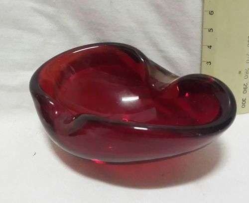 Studio glass ashtray - Beautiful!