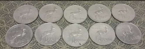 Collection of one rand coins