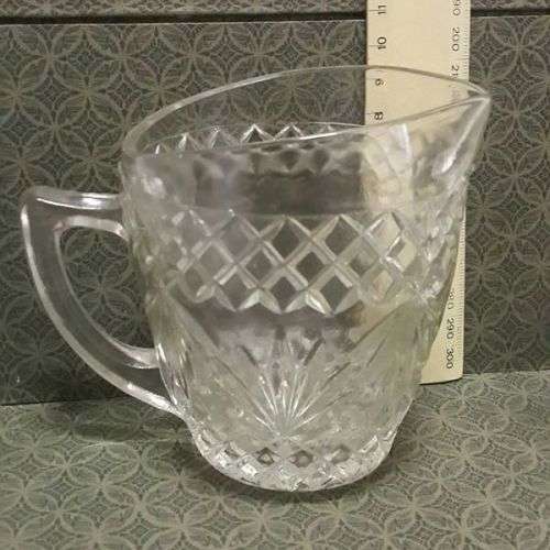 Glass milk jug - Vintage!