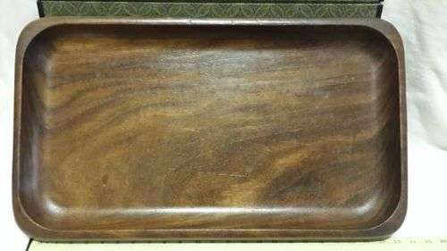 Pretty wooden platter