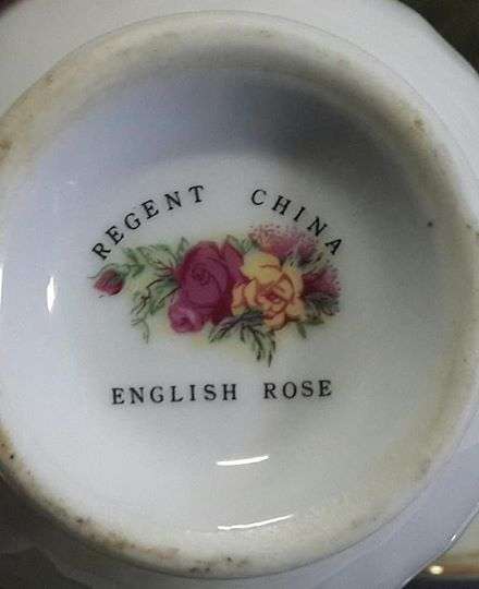 Regent China English Rose trio!
