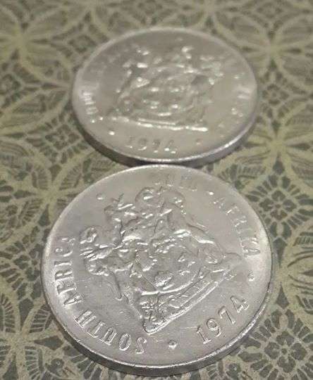 1974 50 cent coins