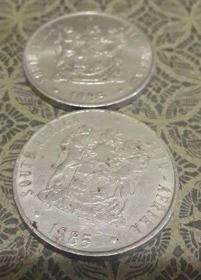 1985 50 cent coins