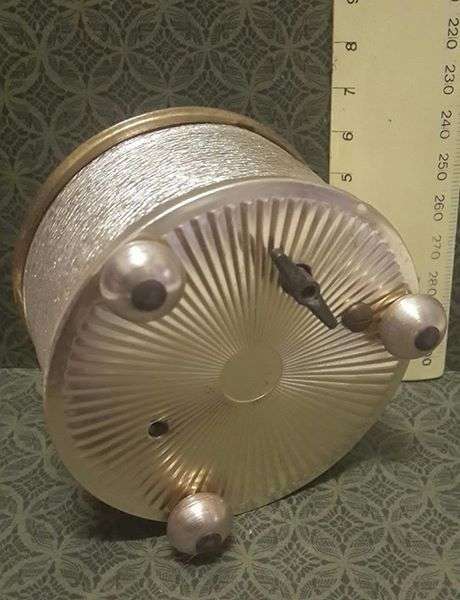 Very pretty pettit point small musical jewelry box!