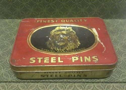 Steel pin tin