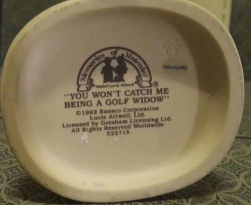 Memories of yesterday - Golf widow