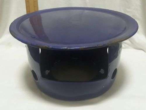 Antique enamel stove base - LOOK!!