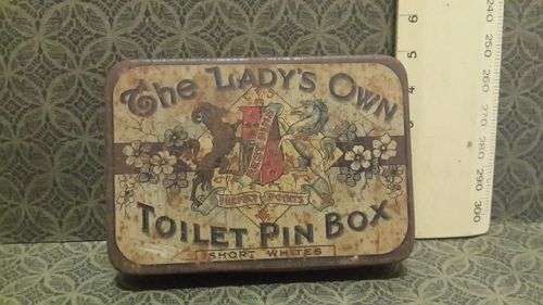 The lady's own toilet pin box