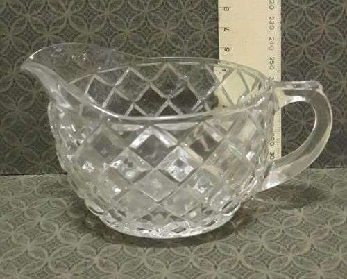 Glass milk jug