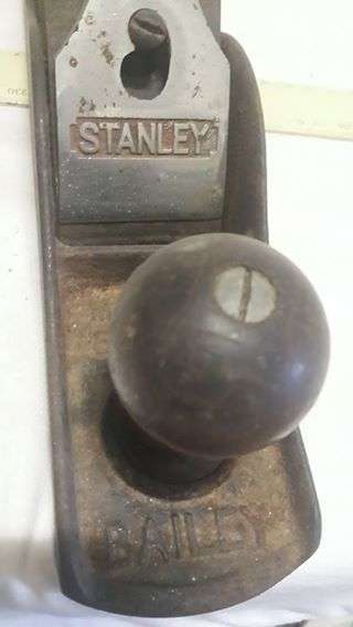 VINTAGE STANLEY BAILEY NO.5 WOODWORKING PLANE (ENGLAND)