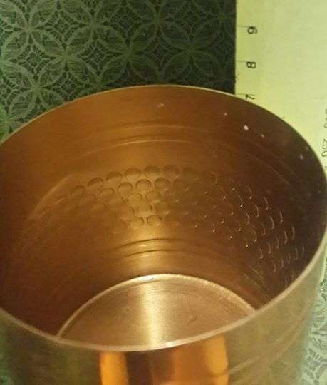 Copper sugar pot