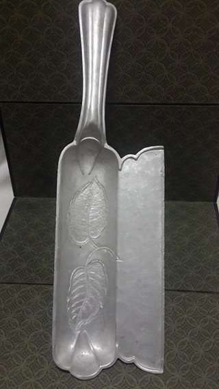 Farberware Hand wrought embossed Aluminum, OLD PAIR TABLE CRUMB CATHER
