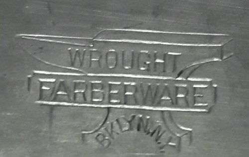 Farberware Hand wrought embossed Aluminum, OLD PAIR TABLE CRUMB CATHER