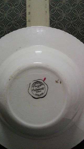 Simpsons Ambassader Ware England - bowl - hairline crack