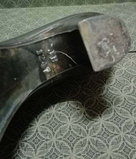 Antique Jennings Brothers Shoe pin cushion 1247!! A Find!!