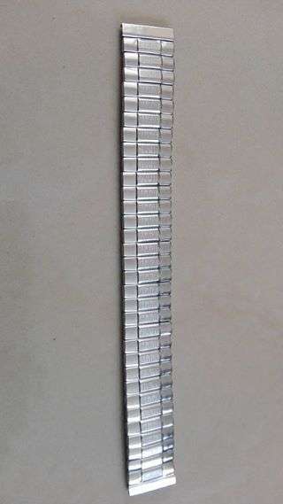 Stretch watch strap - silver stretch 15mm