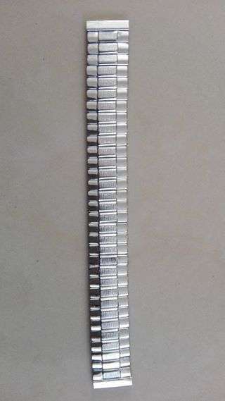 Stretch watch strap - silver stretch 15mm