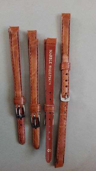 Watch strap - Leather! 8mm Marble sheepskin!