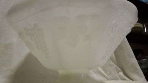 Milk glass bowl