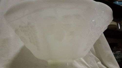 Milk glass bowl