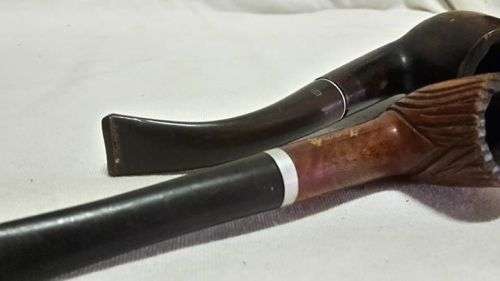 Vintage Estate Tobacco Pipe Frank Medico Imported Briar + another pipe