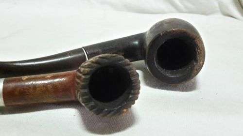 Vintage Estate Tobacco Pipe Frank Medico Imported Briar + another pipe