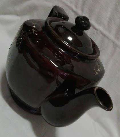 Vintage hand decorated teapot! So Pretty!!