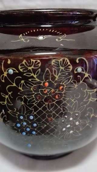 Vintage hand decorated teapot! So Pretty!!