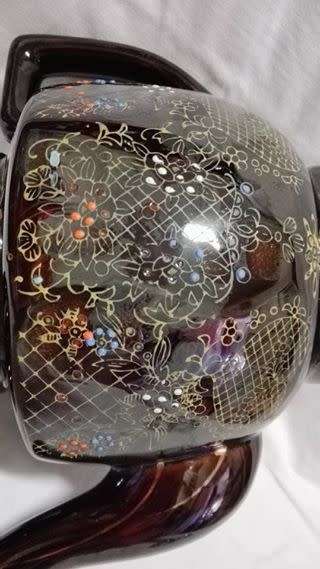 Vintage hand decorated teapot! So Pretty!!